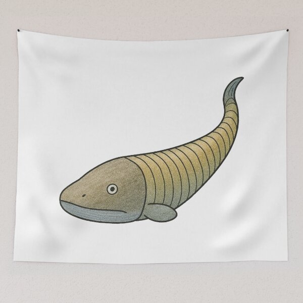 Item preview, Hemicyclaspis Illustration, Ancient Fossil Fish Design designed and sold by Vendeloc.
