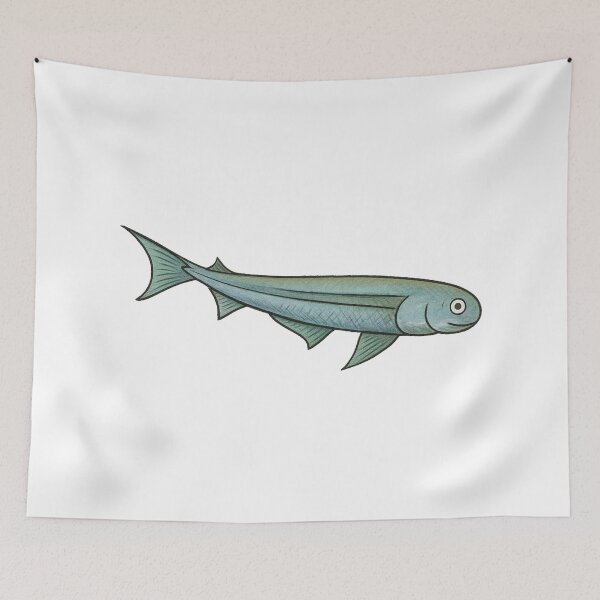 Item preview, Acanthodes Illustration, Extinct Primitive Fish Art designed and sold by Vendeloc.