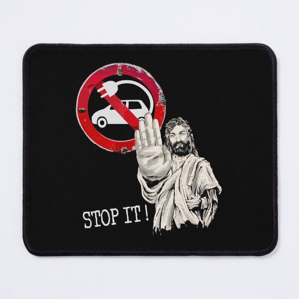 Item preview, Jesus says no to Electric Cars designed and sold by HandicraftArt.