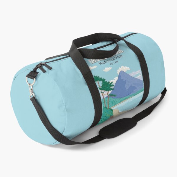 Item preview, Kirishima Kinkowan National Park Japan Illustration Travel Art Vintage designed and sold by KrisSidDesigns.