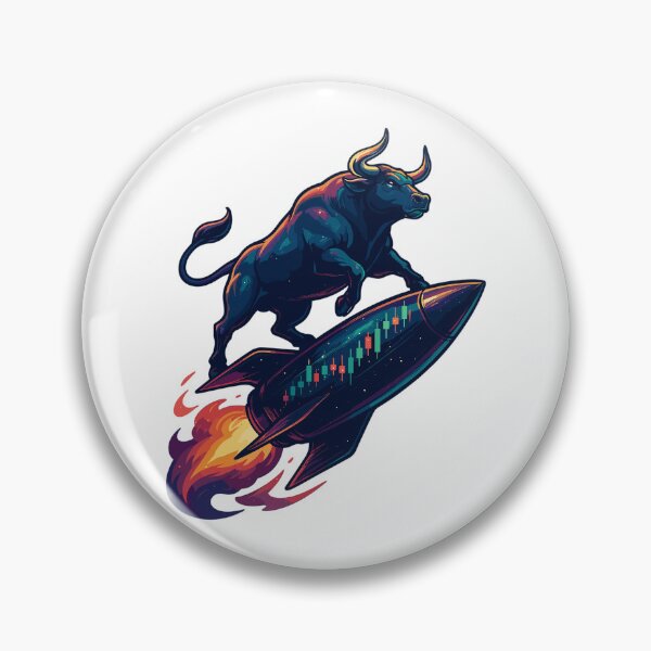 Item preview, Stocks Bull Chart Profit Rocket Gift designed and sold by Pineapple-Tree.