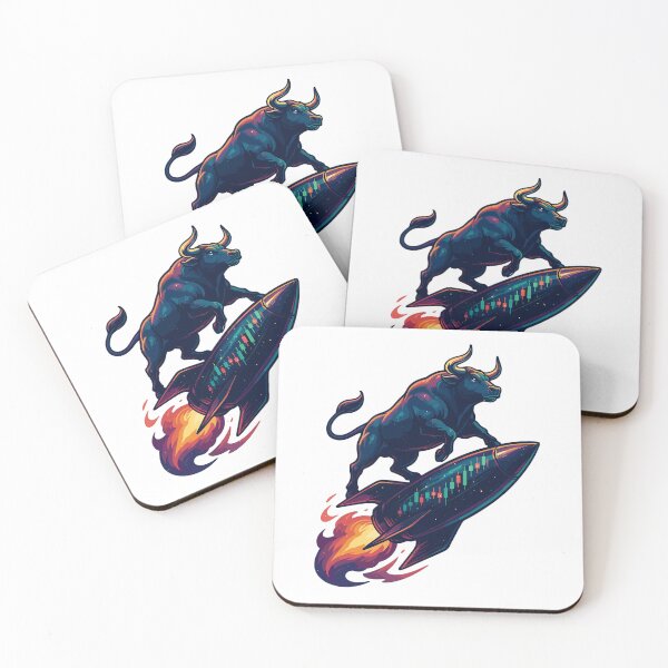 Item preview, Stocks Bull Chart Profit Rocket Gift designed and sold by Pineapple-Tree.