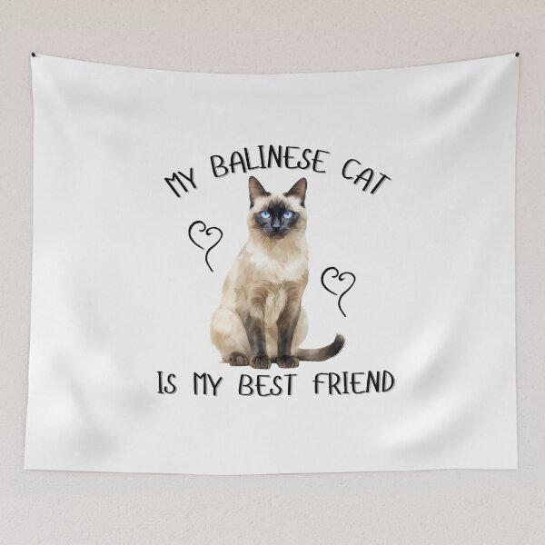 Item preview, My Balinese Cat Is My Best Friend designed and sold by Viikis.