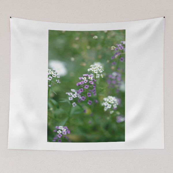 Item preview, Tiny violet flowers in summer garden designed and sold by olena2552.