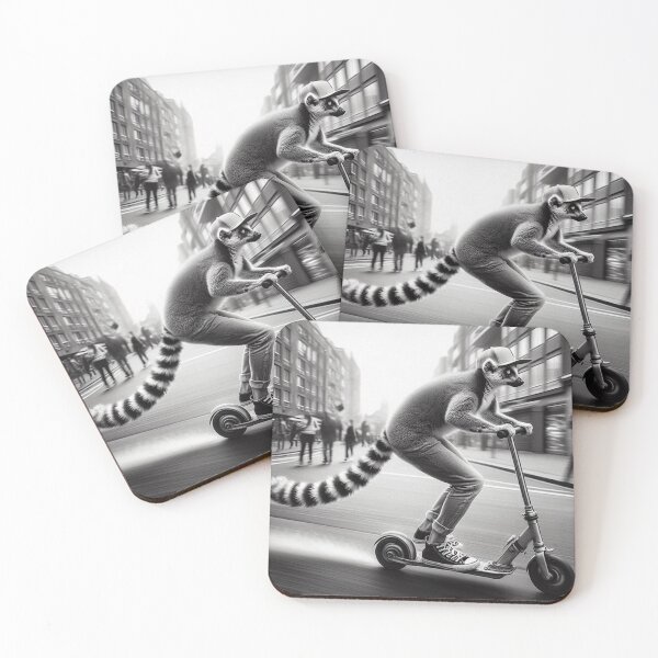 Item preview, "Scoot Over, I'm Lemur-ing the Streets!" designed and sold by Print Fiction.