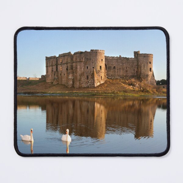 Item preview, Swans at carew castle designed and sold by AnthonyThomas.