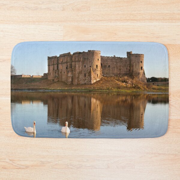 Item preview, Swans at carew castle designed and sold by AnthonyThomas.