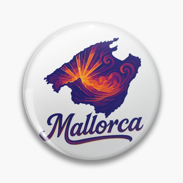 Item preview, Mallorca Island Holiday Silhouette Summer Gift designed and sold by Pineapple-Tree.
