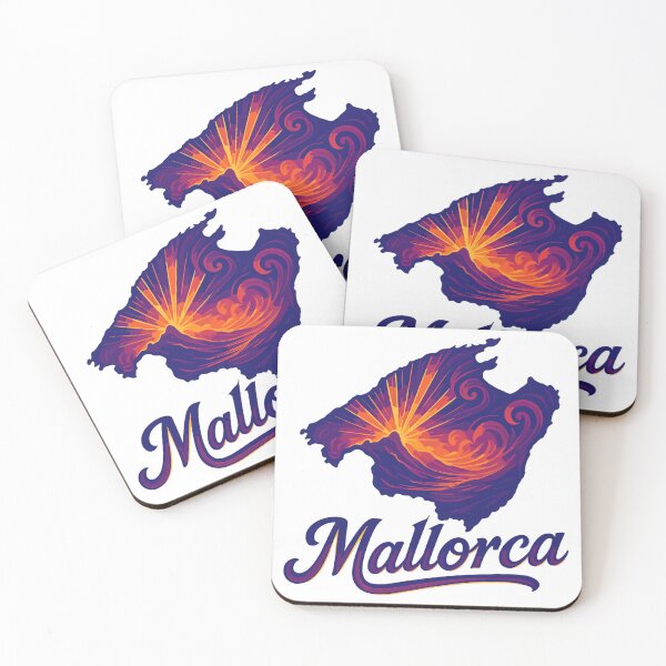 Item preview, Mallorca Island Holiday Silhouette Summer Gift designed and sold by Pineapple-Tree.