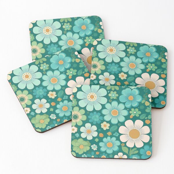 Item preview, Whimsical Flowers Pattern designed and sold by ArtFactoryAI.