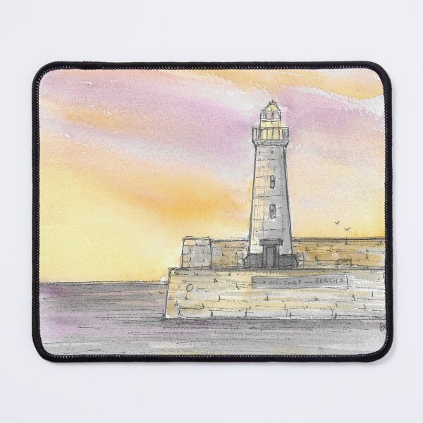 Item preview, Donaghadee Lighthouse at sunset. designed and sold by DebTheZeb.