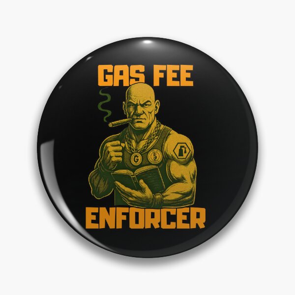 Item preview, "Gas Fee Enforcer" – Crypto Muscle Design designed and sold by BitCrop.