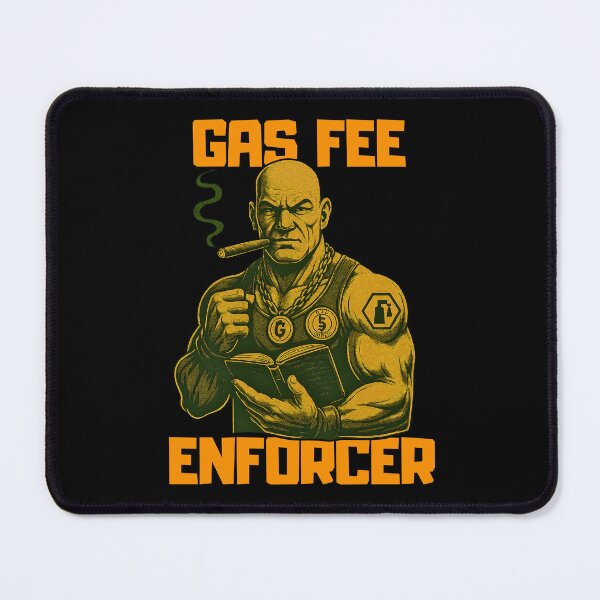 Item preview, "Gas Fee Enforcer" – Crypto Muscle Design designed and sold by BitCrop.