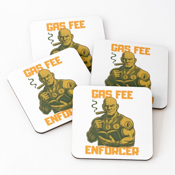Item preview, "Gas Fee Enforcer" – Crypto Muscle Design designed and sold by BitCrop.