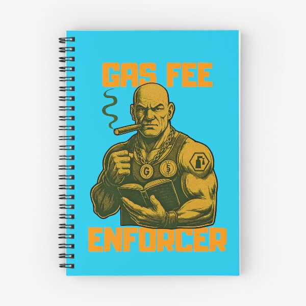 Item preview, "Gas Fee Enforcer" – Crypto Muscle Design designed and sold by BitCrop.