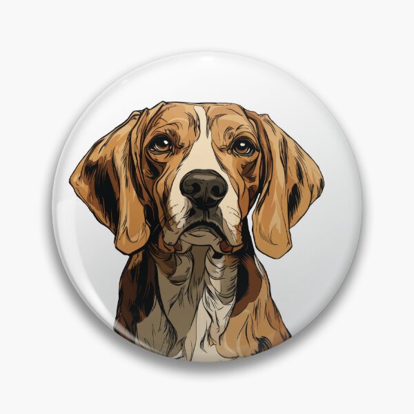 Artikelvorschau, Amerikanische Foxhound-Hundeillustration entworfen und verkauft von whyitsme.