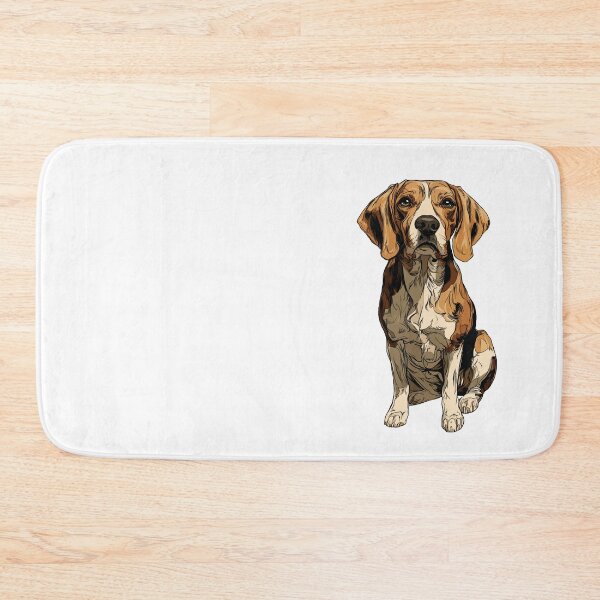 Item preview, American Foxhound Dog Illustration designed and sold by whyitsme.