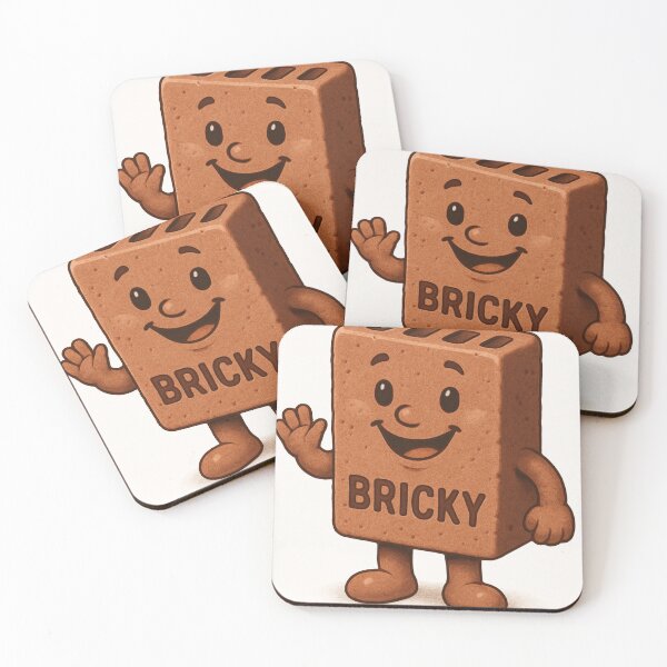 Item preview, Bricky: Your Friendly Building Block designed and sold by SketchyHub.