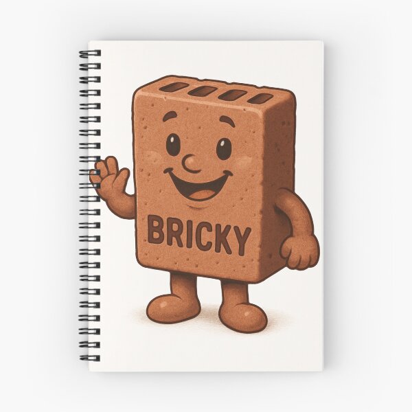 Item preview, Bricky: Your Friendly Building Block designed and sold by SketchyHub.