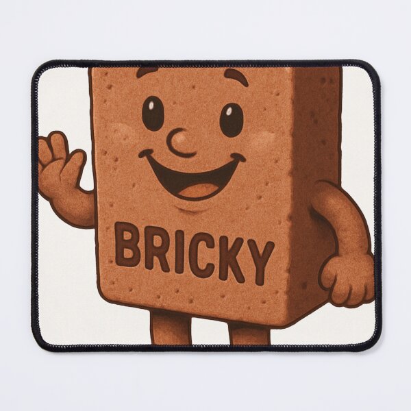 Item preview, Bricky: Your Friendly Building Block designed and sold by SketchyHub.