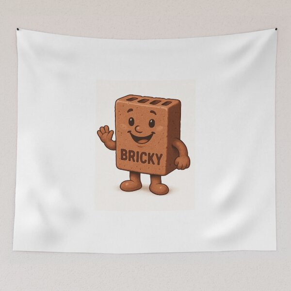 Item preview, Bricky: Your Friendly Building Block designed and sold by SketchyHub.