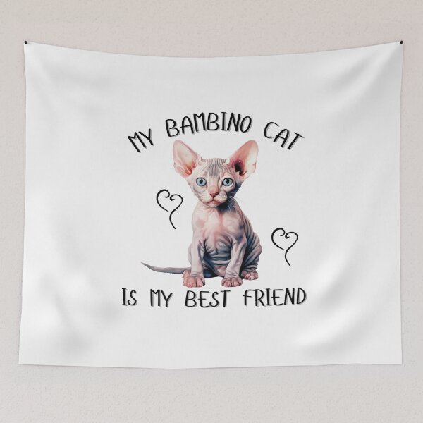 Item preview, My Bambino Cat Is My Best Friend designed and sold by Viikis.