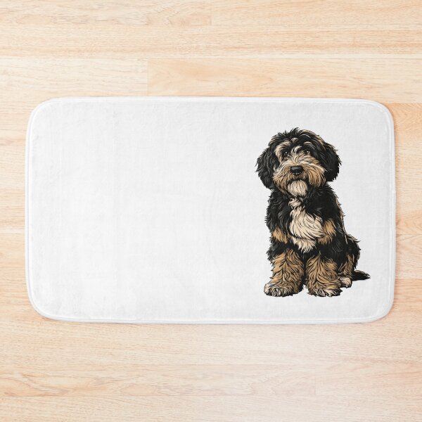 Item preview, Bernedoodle Dog Illustration designed and sold by whyitsme.
