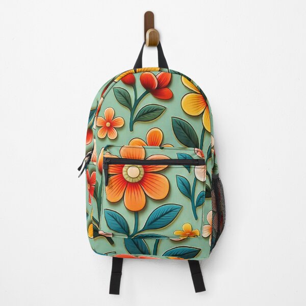 Item preview, 60's Retro Flowers designed and sold by ArtFactoryAI.