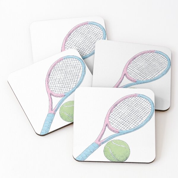 Item preview, Tennis Racket and Ball designed and sold by LameraStudio.