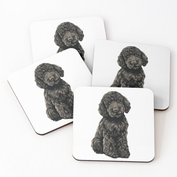 Item preview, Black Poodle Dog Illustration designed and sold by whyitsme.