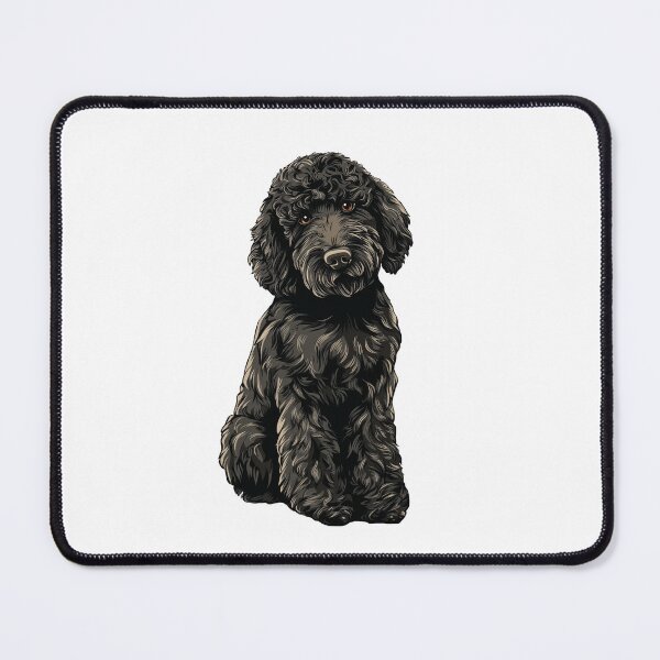 Item preview, Black Poodle Dog Illustration designed and sold by whyitsme.