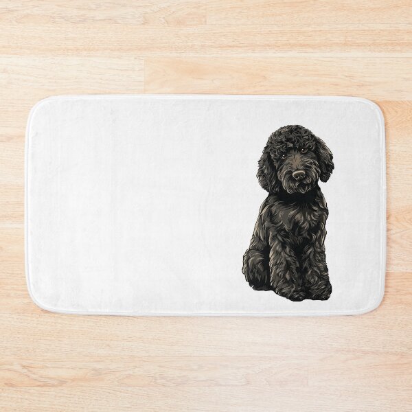 Item preview, Black Poodle Dog Illustration designed and sold by whyitsme.