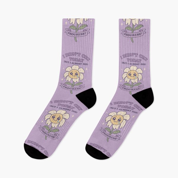 Item preview, I Didn’t Cry Today (But I Almost Did) – Sad Flower Aesthetic Tee for Soft Girls, Emo College Students, Pastel Goth Dorm Style designed and sold by ReyDeLaCalle.