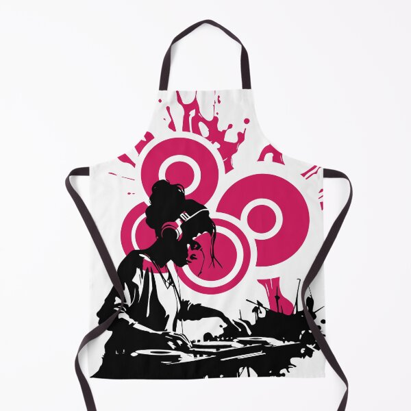 Item preview, Rhythm Maestro Female DJ – Groovy Frutiger Metro Street Art Design designed and sold by Pics'Elle Creations.