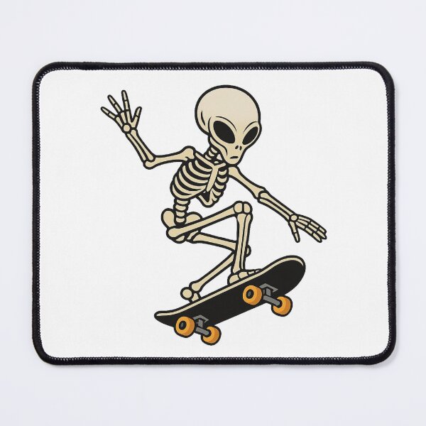 Item preview, Alien Skeleton Skateboarder Halloween Design Kid's T-Shirt Design designed and sold by ldjcustomdesign.