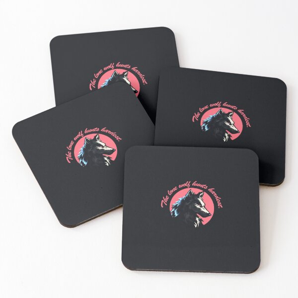 Item preview, The Lone Wolf Hunts Hardest – Dark Wolf Art designed and sold by Enea Kelo.