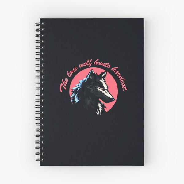 Item preview, The Lone Wolf Hunts Hardest – Dark Wolf Art designed and sold by Enea Kelo.
