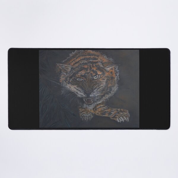 Item preview, Misunderstood Tiger Hand drawn Animals designed and sold by VIBRANTBYSHY.