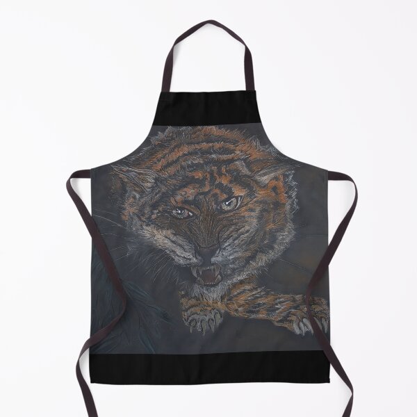 Item preview, Misunderstood Tiger Hand drawn Animals designed and sold by VIBRANTBYSHY.