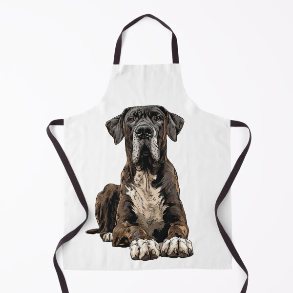 Item preview, Brindle Great Dane Dog Illustration designed and sold by whyitsme.