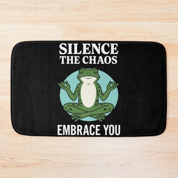 Item preview, Silence The Chaos Embrace You Mindfulness designed and sold by LuminOrb.