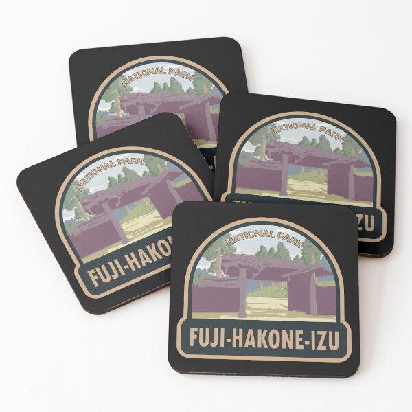 Item preview, Fuji Hakone Izu National Park Japan Travel Art designed and sold by KrisSidDesigns.