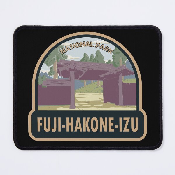 Item preview, Fuji Hakone Izu National Park Japan Travel Art designed and sold by KrisSidDesigns.