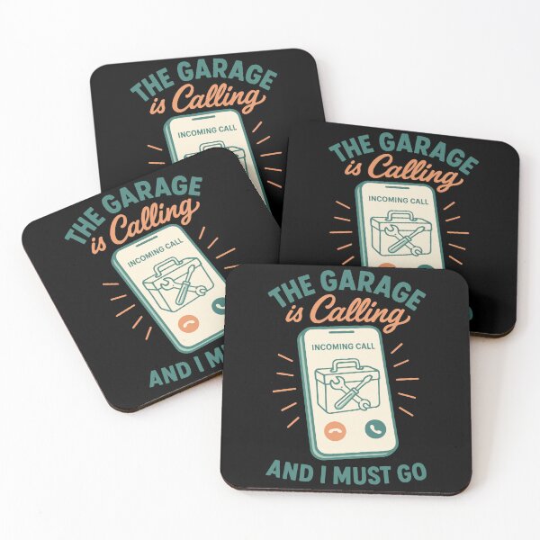 Item preview, The Garage Is Calling Mechanic Funny Saying designed and sold by LuminOrb.