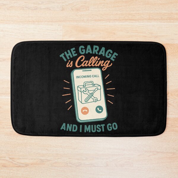 Item preview, The Garage Is Calling Mechanic Funny Saying designed and sold by LuminOrb.