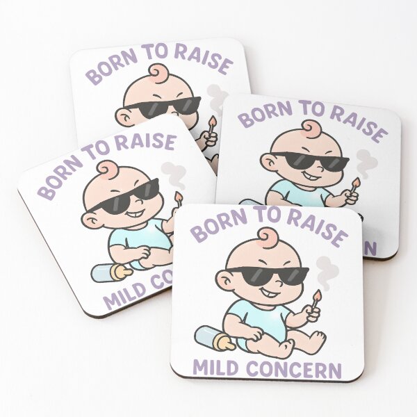 Item preview, Cool Baby Boy of Mild Concern designed and sold by The Crazy Cat Lady.