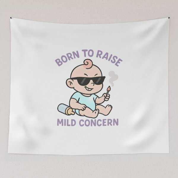 Item preview, Cool Baby Boy of Mild Concern designed and sold by The Crazy Cat Lady.