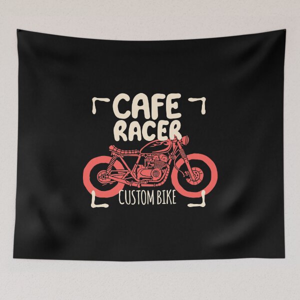 Item preview, vintage cafe racer motorcycle designed and sold by Joncasmiart.