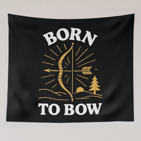 Item preview, Archery Bow Archer Born To Bow Funny designed and sold by LuminOrb.