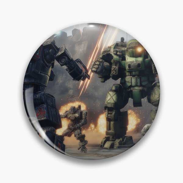 Item preview, Mech combat Scene designed and sold by NyghtowlStudio.